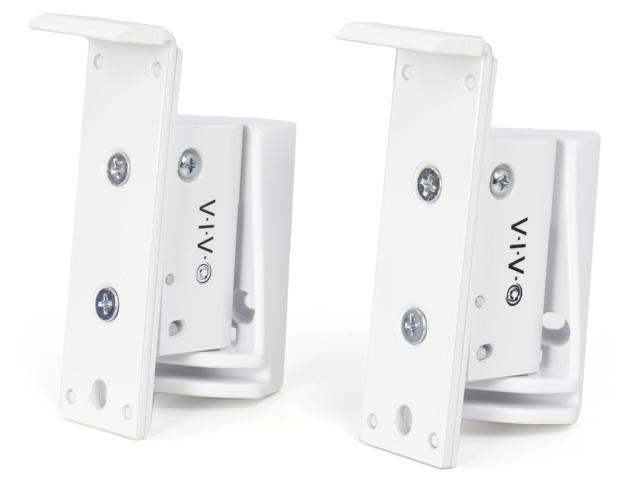 Vivo White Dual Wall Speaker Mount Designed For Sonos Play 1 Vivo White Dual Wall Speaker Mount Designed For Sonos Play 1 Brackets 2 Pack
