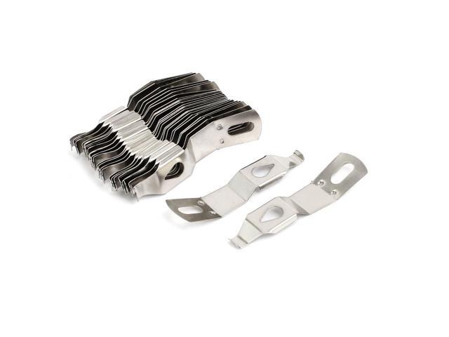 50mmx13mm Picture Photo Frame Metal Spring Turn Clip Hanger Siver Tone 25pcs Newegg Com