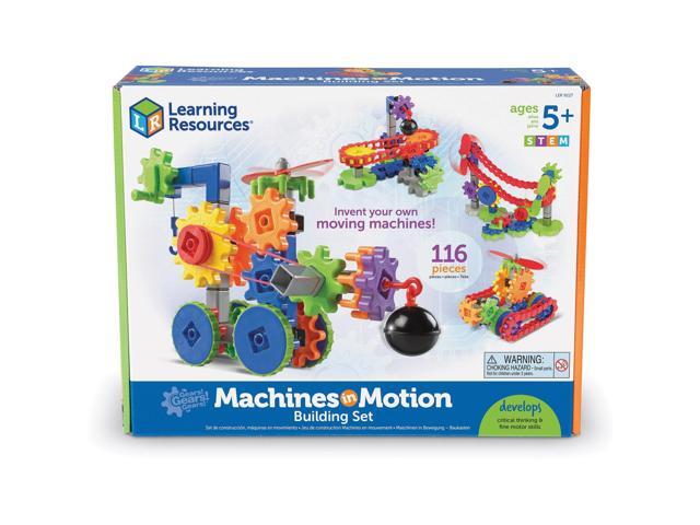 Learning Resources Building Set Machines in Motion 11"Wx14-1/2"Lx4"H Multi