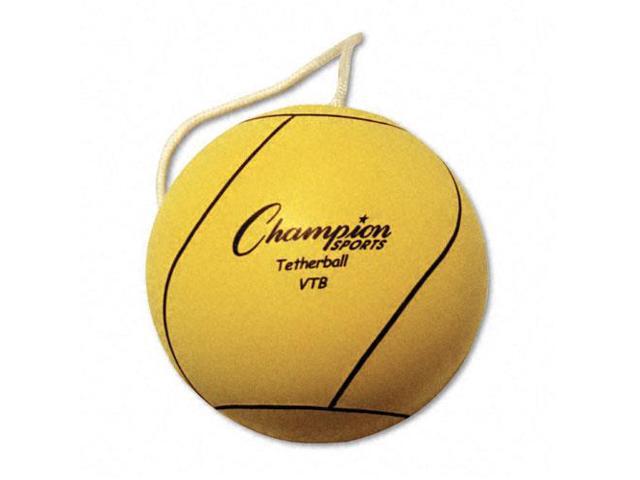 EChampion Sports Yellow Tether Ball - Rubber, Nylon - Yellow - 1  EachE