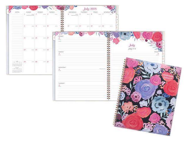 at a glance midnight rose customizable academic weekly monthly planner newegg com at a glance weekly monthly planner 2015