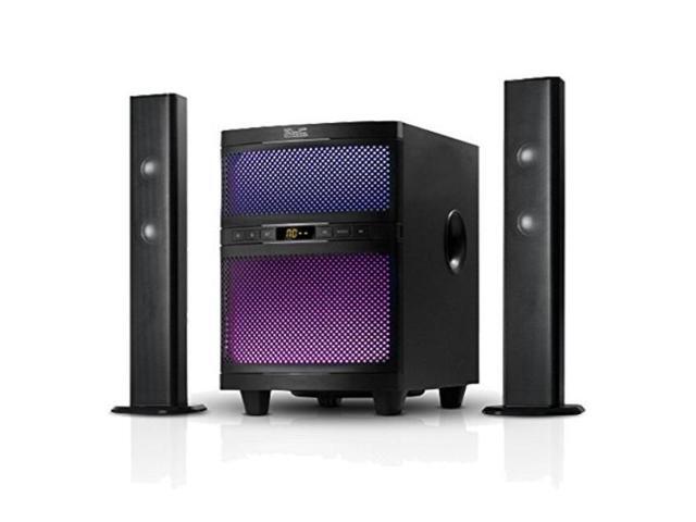Klip Xtreme Mystik Sound Bar With Subwoofer 300 Watt Peak 160w Rms Klip Xtreme Mystik Sound Bar With Subwoofer 300 Watt Peak 160w Rms Power Bluetooth 3d Surround 2 1 Ch 33in Or Convert To Dual 16in Tower Bars