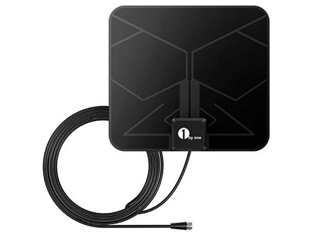 1Byone Window Antenna 50 Miles Super Thin Hdtv Antenna With 20Ft Coaxial Cable, Extreme Soft Design And Lightweight (6921502911219)