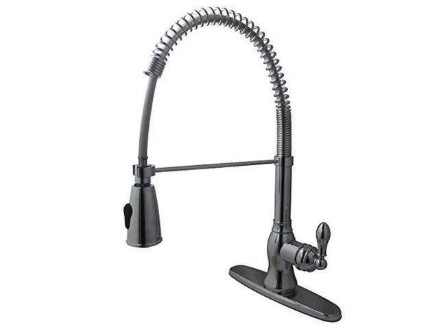 Kingston Brass Gsy8891acl Gourmetier American Classic 8inch Centerset Single Handle Kitchen Faucet With Pullout Sprayer Polished Chrome Newegg Com