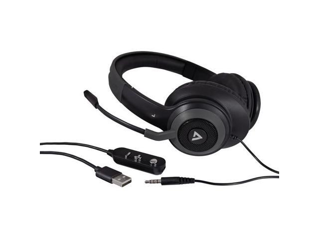 V7 Premium Over-Ear Stereo Headset with Boom Mic HC701