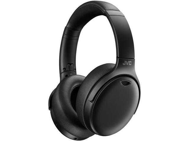 JVC Hybrid Noise Cancelling Wireless Headphones, BT 5.0, 25 Hour Rechargeable Battery, Full Touch Control, Google Assistant Compatible, Automatic Power On, Two-Way Foldable Design - HAS100N (Black)