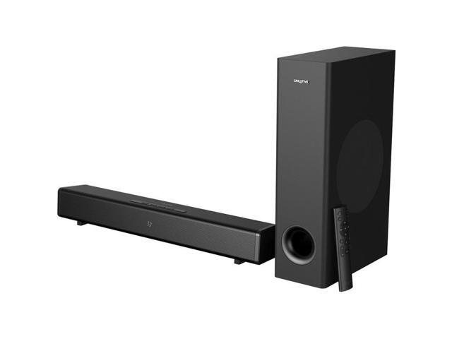 Creative Stage 360 2.1 Bluetooth Sound Bar Speaker 120 W RMS Black 51MF8385AA001