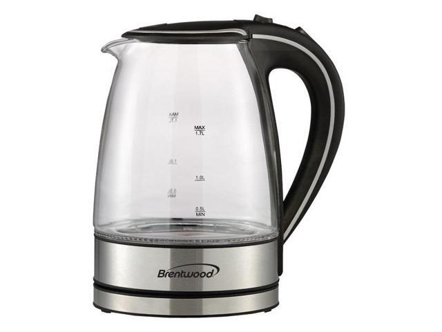 Borosilicate Glass Kettle Blk