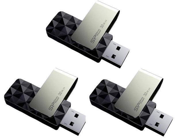 Combo: (3x) Silicon Power Blaze B30 32GB USB 3.0 Flash Drive