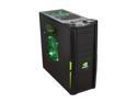Thermaltake VL200L1W2Z NVIDIA Edition Black and Green Lining ATX Full Tower Gaming Computer Case w/ 2x 120mm Fan (Front & Rear), 1x Front Colorshift LED 120mm Fan, 1x Top Colorshift LED 200mm...