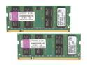 Kingston 4GB (2 x 2GB) 200-Pin DDR2 SO-DIMM DDR2 800 (PC2 6400) Dual Channel Kit Laptop Memory Model KVR800D2S6K2/4G