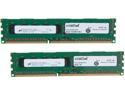 Crucial 8GB (2 x 4GB) ECC Unbuffered DDR3 1600 (PC3 12800) Server Memory Model CT2KIT51272BD160B