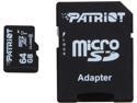 Patriot Signature 64GB  MicroSD Extended Capacity (Micro SDXC) Flash Card - OEM