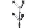 Rosewill Dual or Quad LCD / LED Monitor Desk Mount Fully Adjustable Tilt Swivel Rotate Spring Arm fits 4 / Four 13" - 27"  LCD/LED