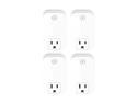 D-Link DSP-W110-4P Mydlink Wifi Smart Plug (4 Pack), Supports IFTTT and ECHO