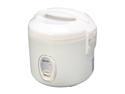 AROMA ARC-914S 8-Cup (Cooked) Cool-Touch Rice Cooker and Food Steamer, White