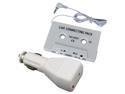 Car Tape Cassette Adapter+Charger For iPod®iPhone®Touch