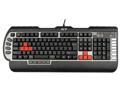 A4Tech Anti-Ghosting 8-Key Rollover USB PC Gaming Keyboard with Wide Palm Rest - G800V Black
