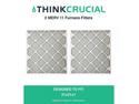 Pleated Think Crucial 3 Replacements for 21x23x1 MERV 11 Allergen Air Furnace /& Air Conditioner Filter