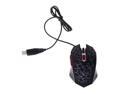 Adjustable 2400DPI 6 Buttons Optical USB Wired Gaming Game Mouse LED for PC Laptop