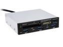 HooToo HT-CR001 PCI-E to 3-Port USB 3.0 Bay Hub + 6 Slots All-In-One Card Reader
