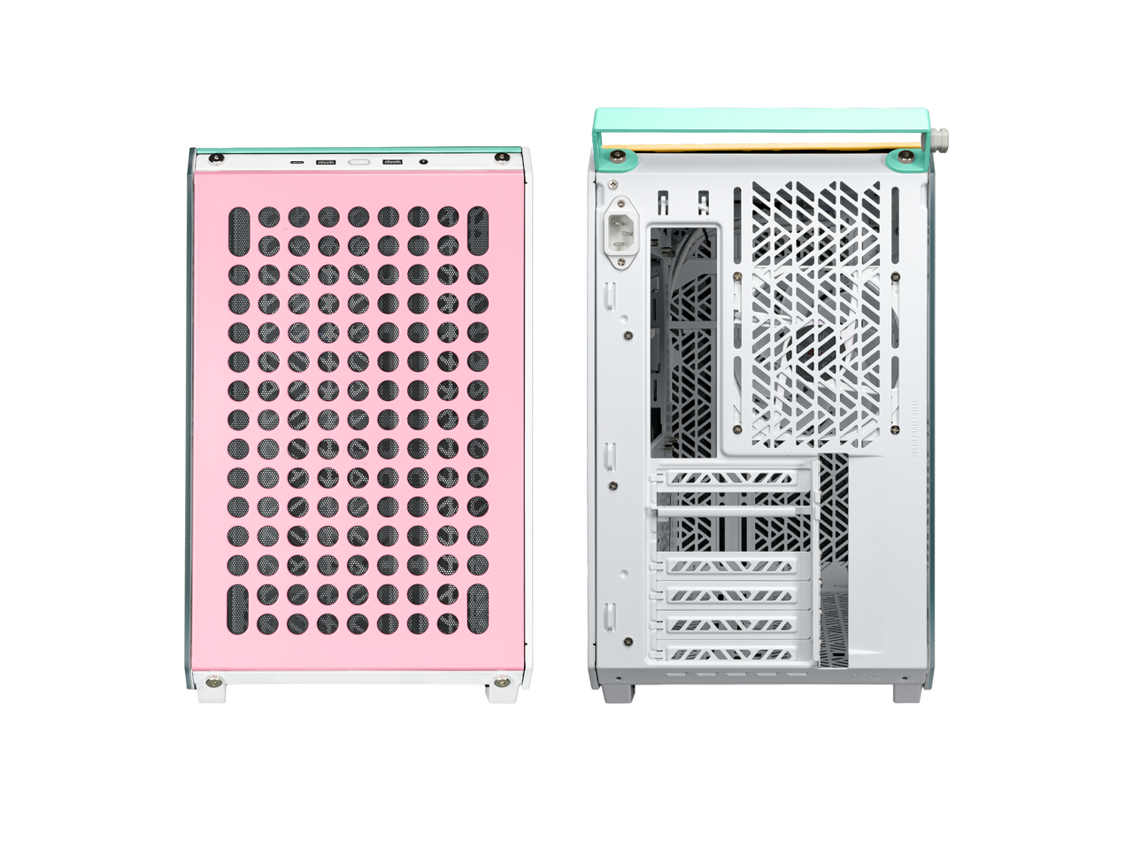 Cooler Master QUBE 500 Flatpack Macaron Small High Airflow Mid-Tower ATX - Picture 4 of 5