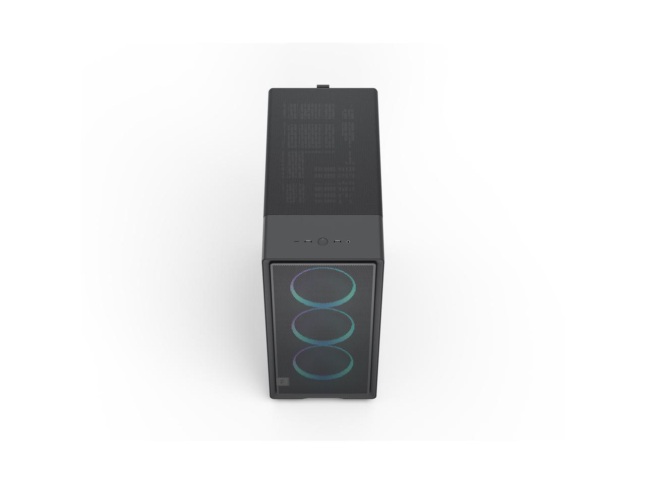Fractal Design Epoch Tempered Glass ATX Mid-Tower Computer Case - Black - Micro Center