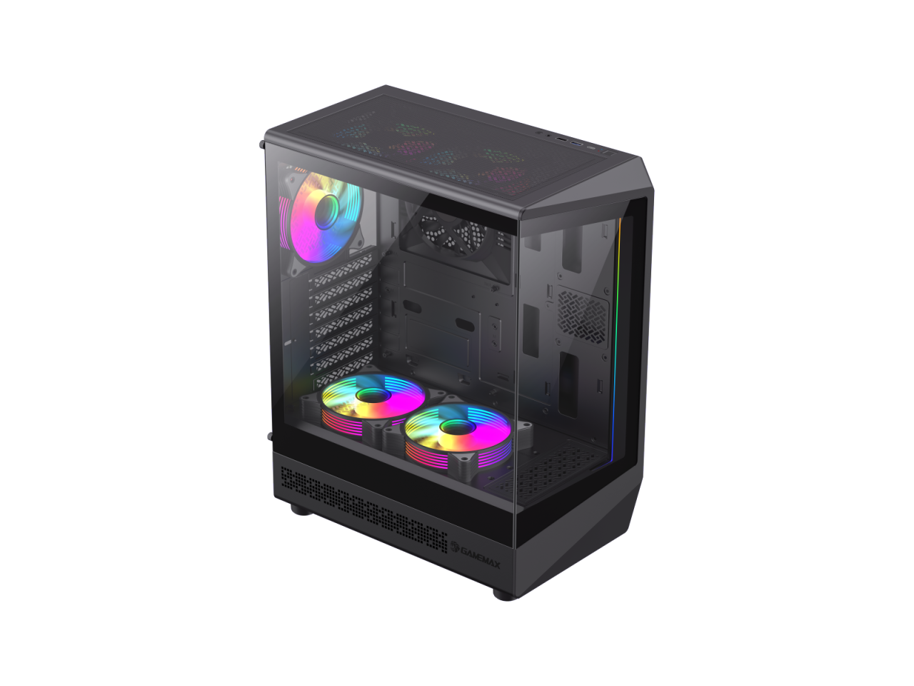 GAMEMAX Vista COC AB custodia nera ATX Mid Tower (custodie per computer - forma ATX) - Foto 1 di 5