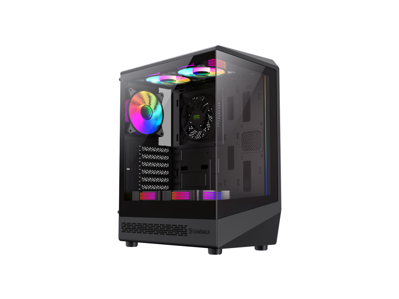 GAMEMAX Vista COC AB custodia nera ATX Mid Tower (custodie per computer - forma ATX) - Foto 2 di 5