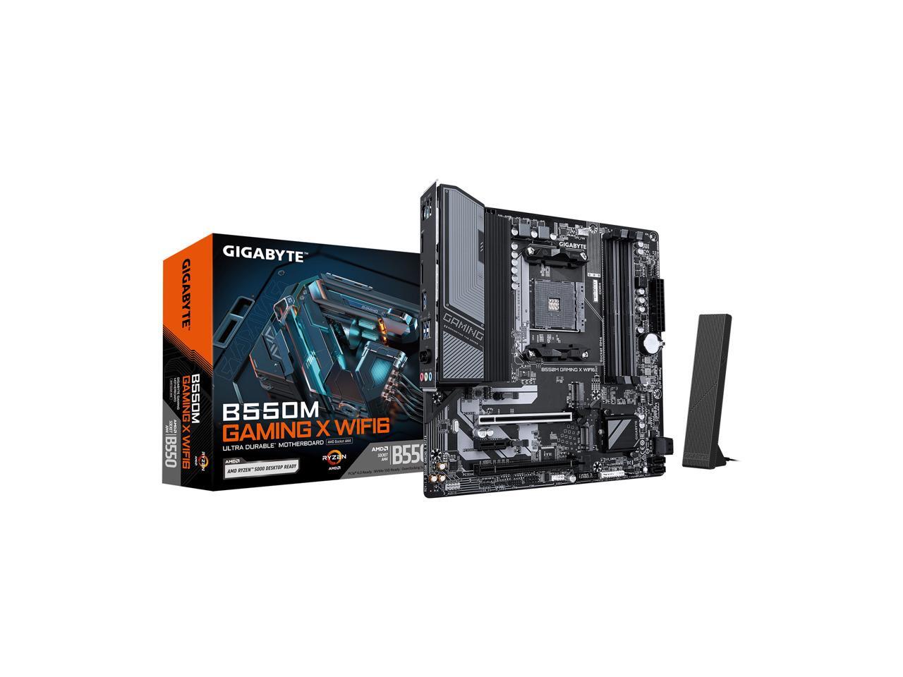 GIGABYTE B550M GAMING X WIFI6 AM4 AMD B550 Micro ATX