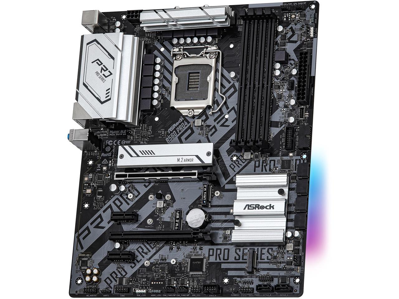 ASROCK B560-PRO4 B560 Pro4 LGA 1200 Intel B560 SATA 6Gb/s ATX Intel ...