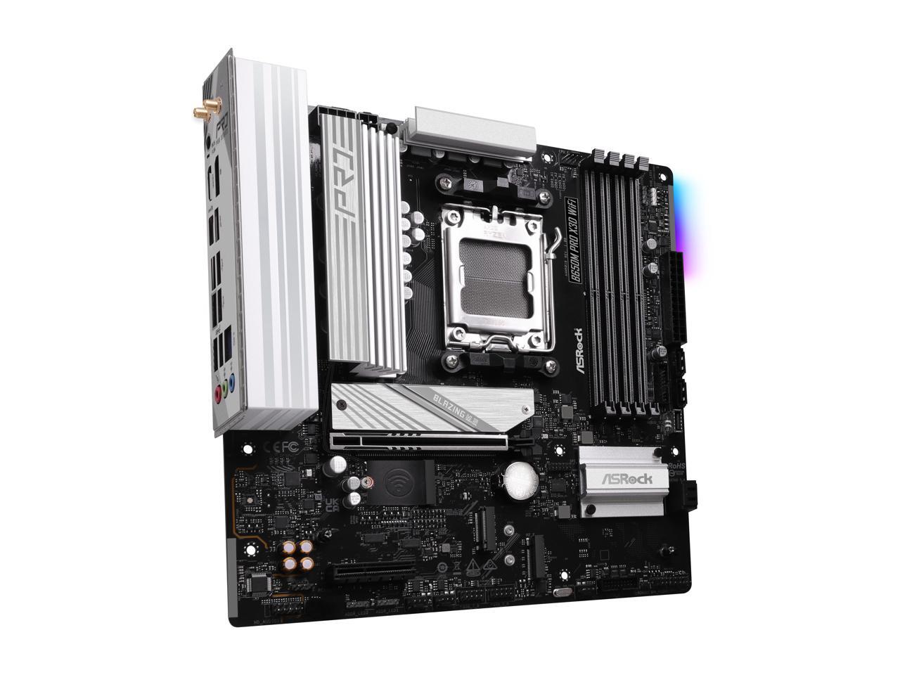 CPU ASRock B650M PRO X3D WiFi + Ryzen5 8400F Amazon.com: ASRock B650M Pro X3D WiFi AMD AM5 Micro-ATX