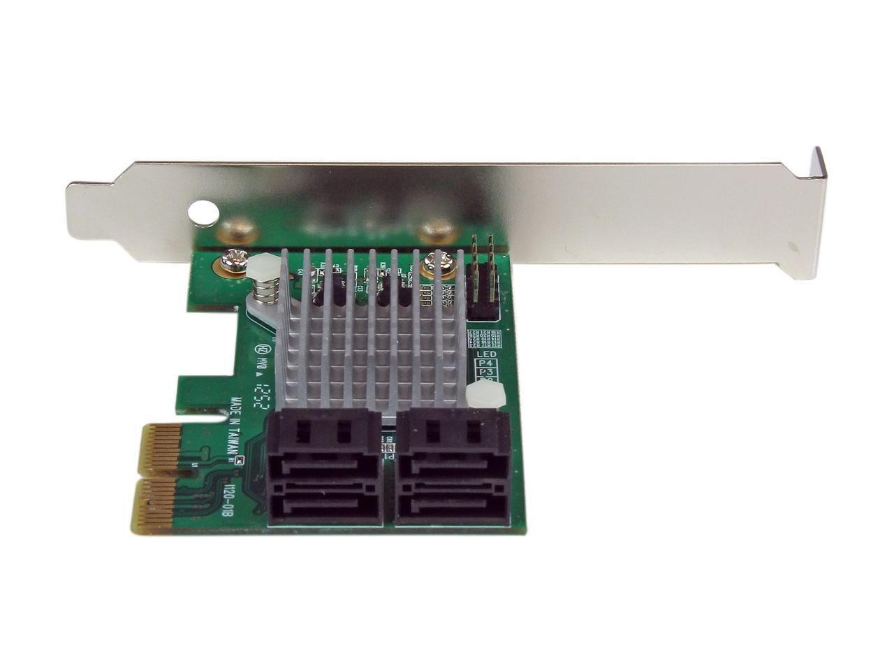 StarTech.com PEXSAT34RH 4-Port PCI-Express SATA III 6Gbps RAID-Controllerkarte - Bild 4 von 5