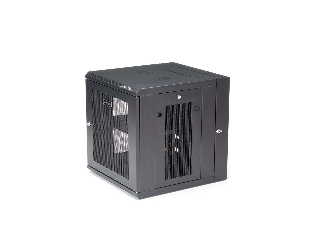 StarTech.com Armadio di Rete a 4 Posti 12U con Ripiano 1U, Cerniera 19" - Foto 5 di 5