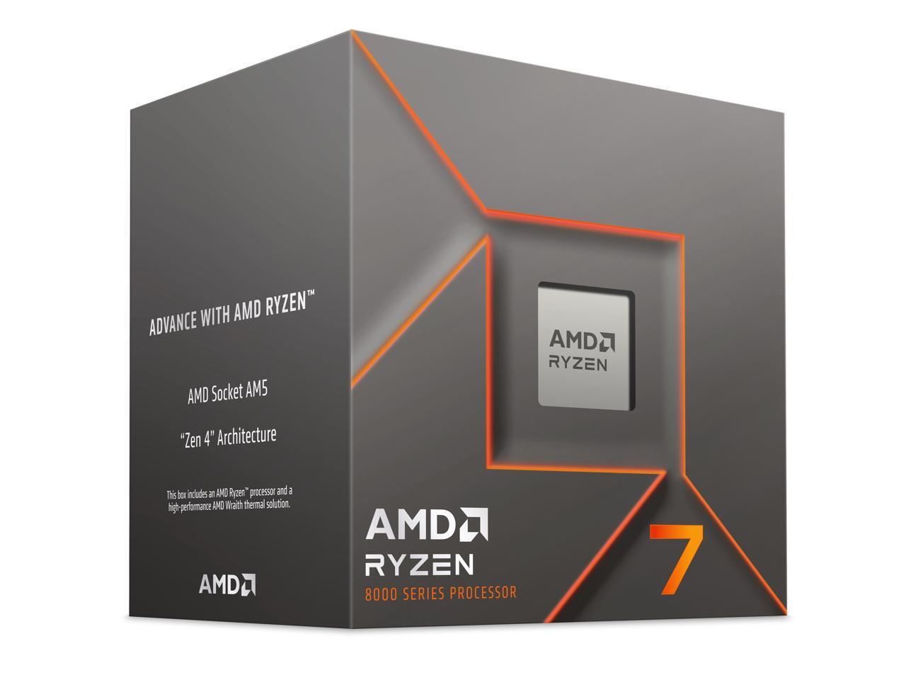 新品未使用 AMD Ryzen 7 7800X3D AMD Ryzen 7 7800X3D 8 Core 16 Thread 4.2 GHz (5.0 GHz Max