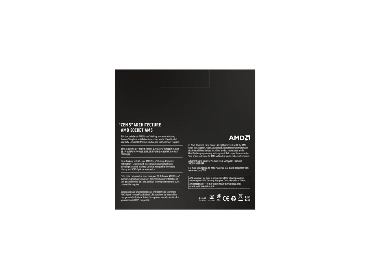 AMD Ryzen 9 9950X - Ryzen 9 9000 Series Granite Ridge (Zen 5 AMD Ryzen 9 9950X - Ryzen 9 9000 Series Granite Ridge (Zen 5