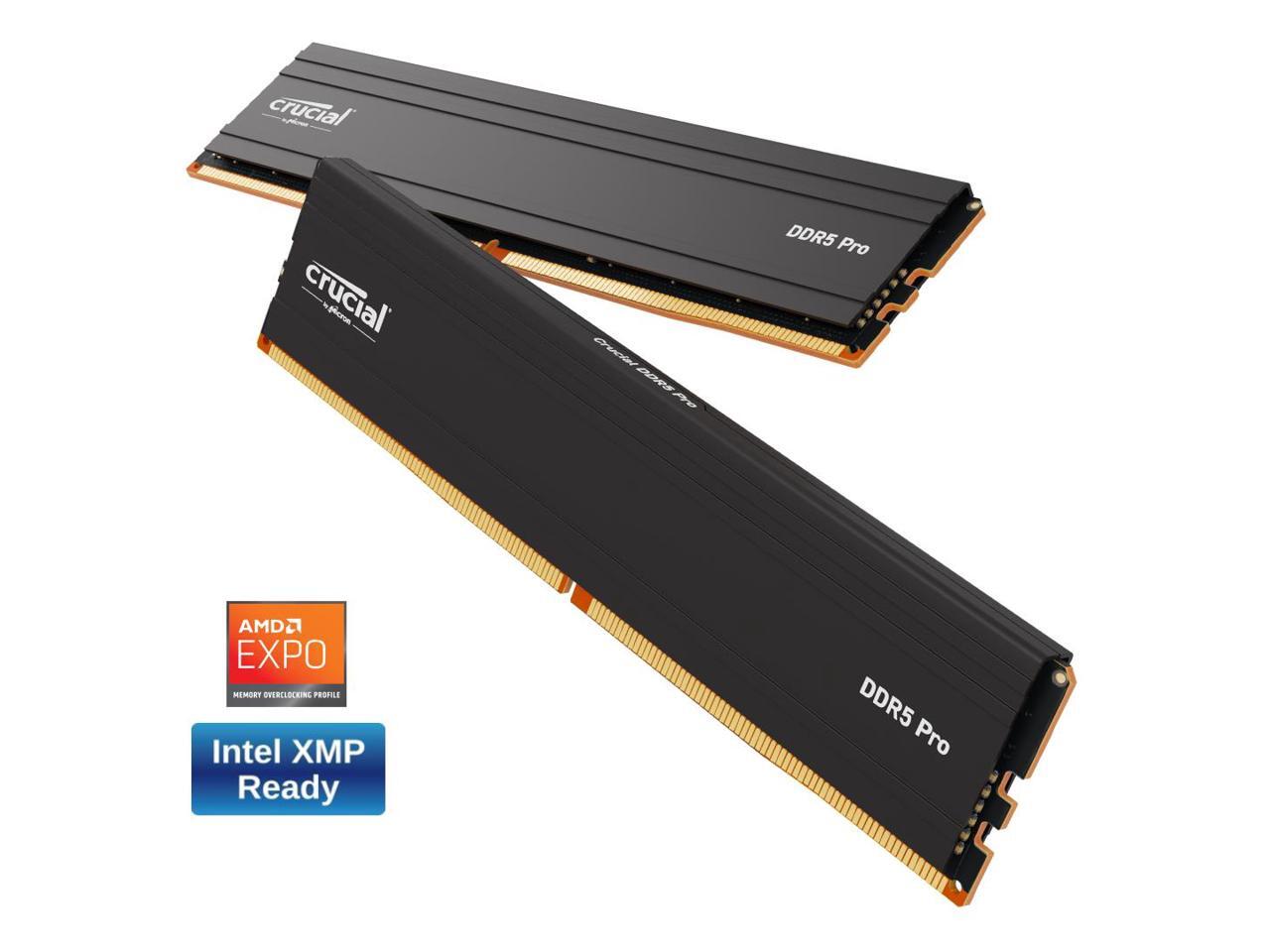 【新品】Crucial Pro DDR5-5600 48GB (24GBx2) Crucial Pro 48GB (2 x 24GB) DDR5 5600 (PC5 44800) XMP 3.0