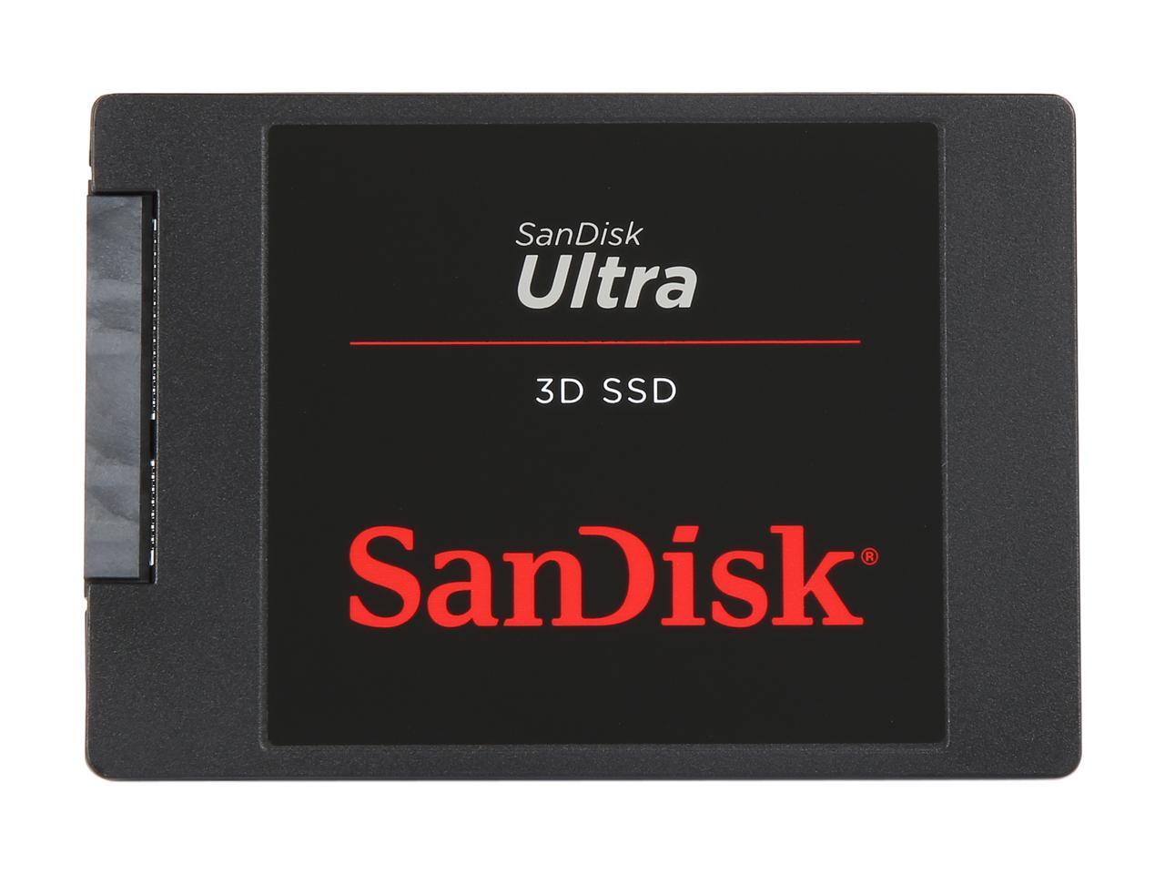 SanDisk Ultra 3D 2.5" 500GB SATA III 3D NAND Internal Solid State Drive