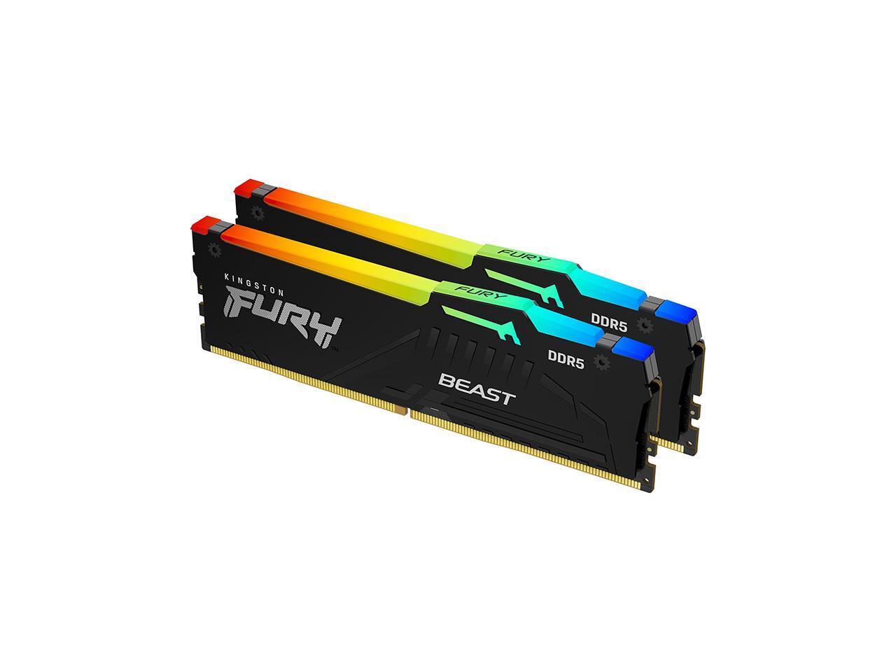 Kingston FURYBEASTDDR5メモリー32GBx2 6000MHz Kingston Fury Beast 16GB 3733MHz DDR4 CL19 Desktop Memory