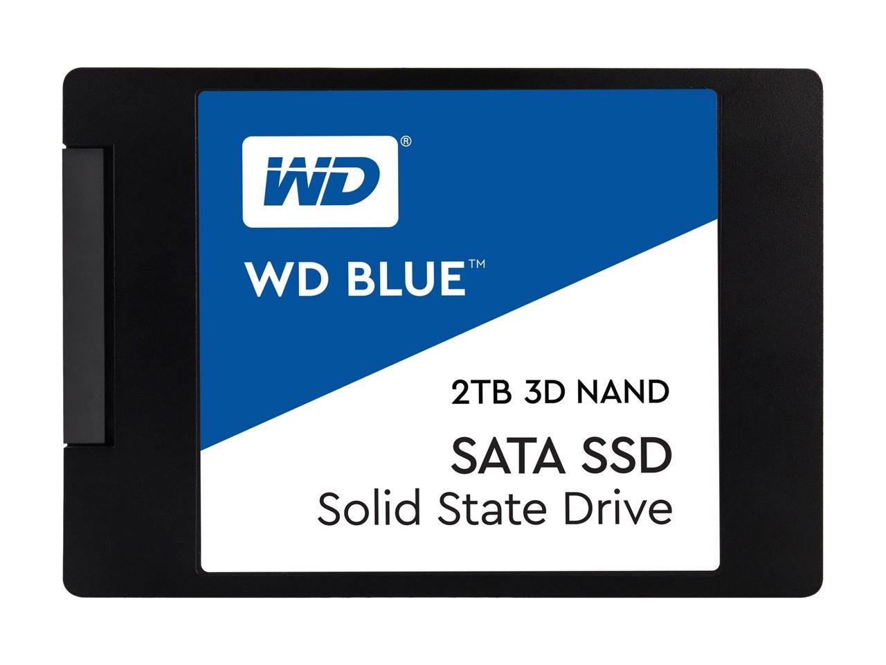 WD Blue 3D NAND 2TB PC SSD - SATA III 6 Gb/s 2.5 inch Solid State Drive