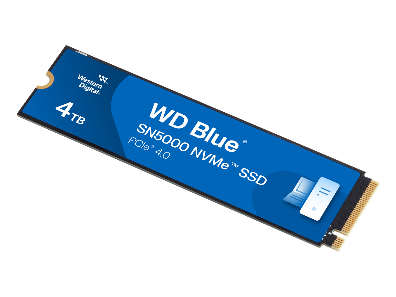 Western Digital 4TB WD Blue SN5000 NVMe SSD, PCIe Gen 4.0, up to