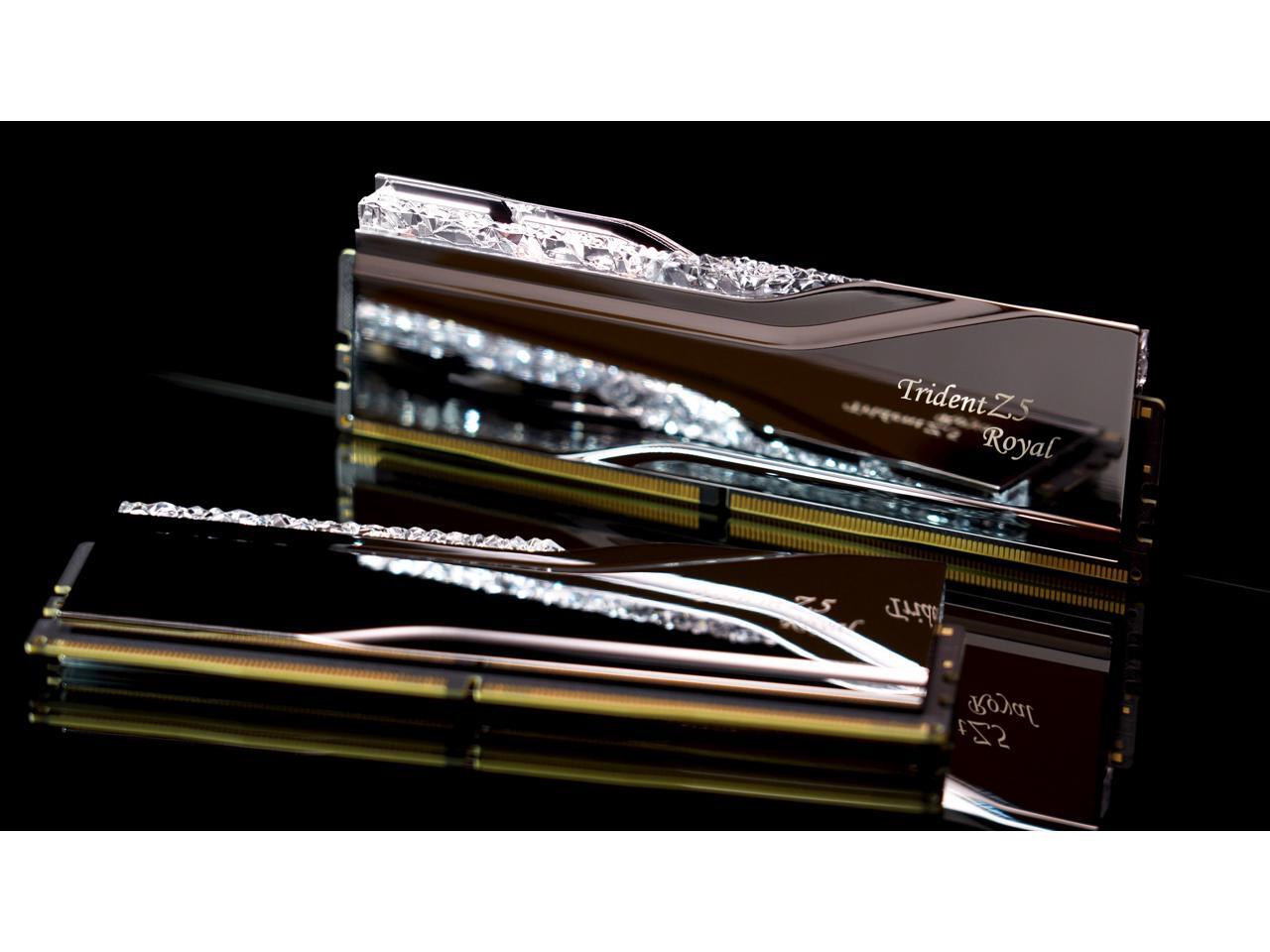 G.SKILL Trident Z5 Royal DDR5 RAM 48GB (2x24GB) 7200MHz CL36 Intel XMP Desktop Memory