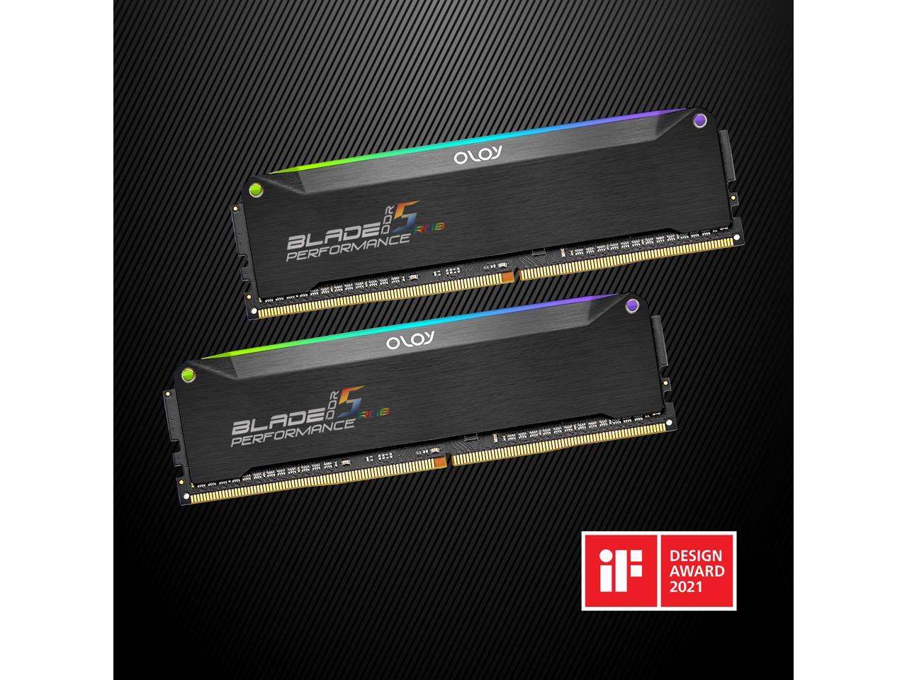 OLOY BLADE 64GB (32GB*2) DDR5 RGB メモリー OLOy Blade RGB (OLOY) 64GB (2 x 32GB) 288-Pin PC RAM DDR5 5600