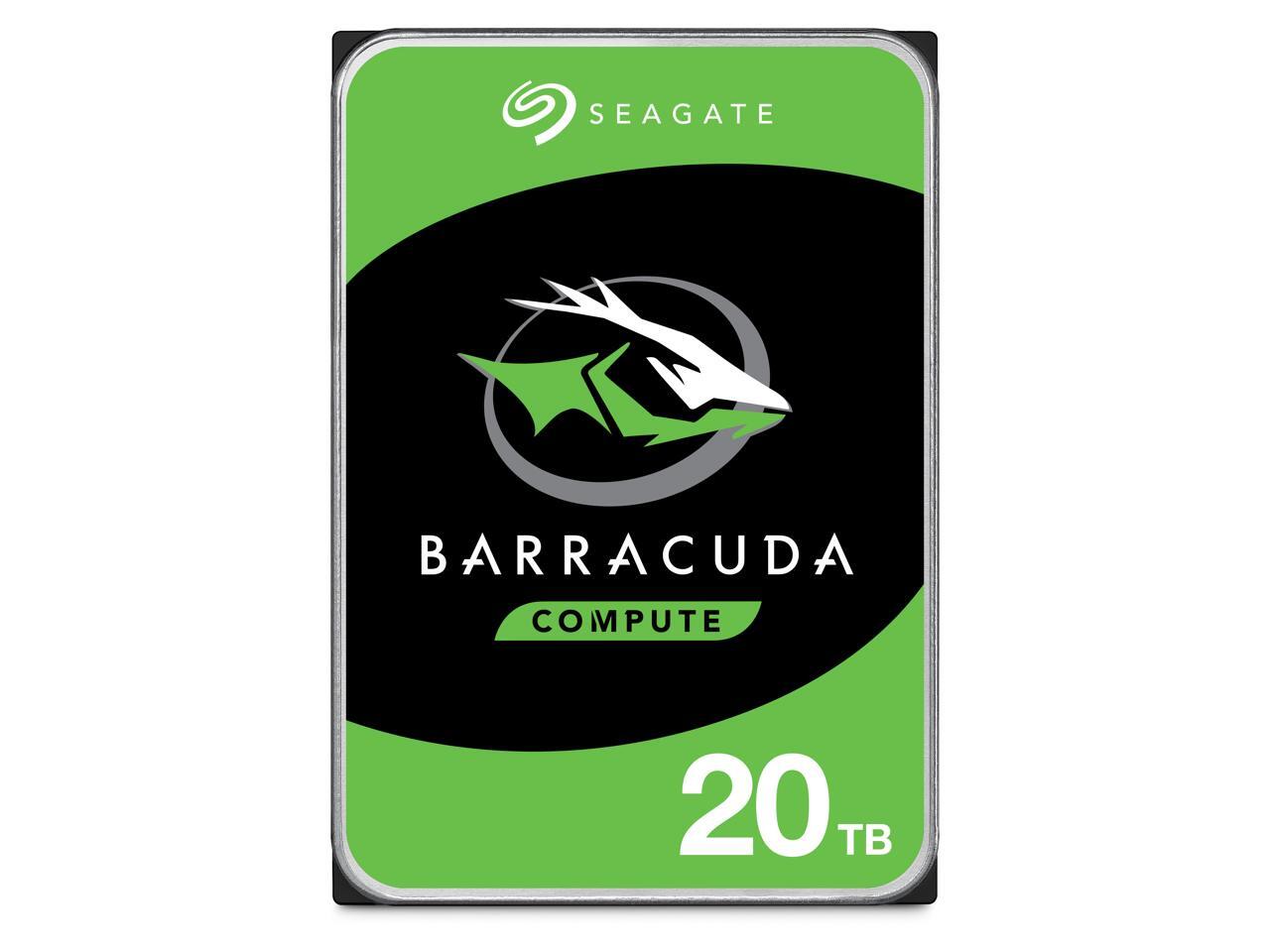 【訳あり】Seagate Barracuda 20TB HDD 7200RPM Seagate BarraCuda ST20000DM001 20TB 7200 RPM 512MB Cache