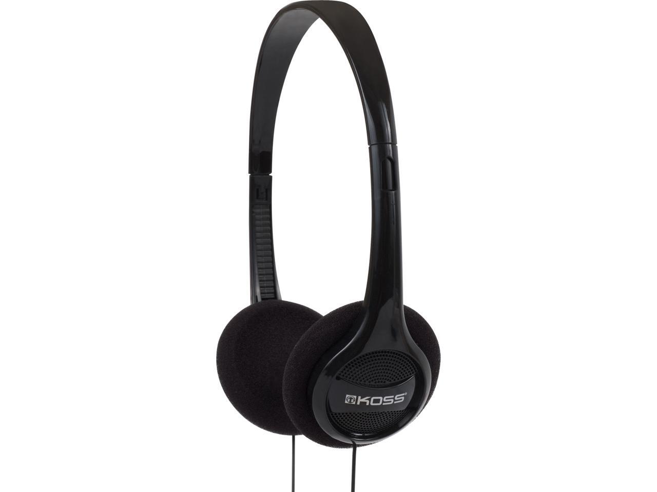 Koss Black Lightweight Portable Headphones - KPH7 - Picture 1 of 3