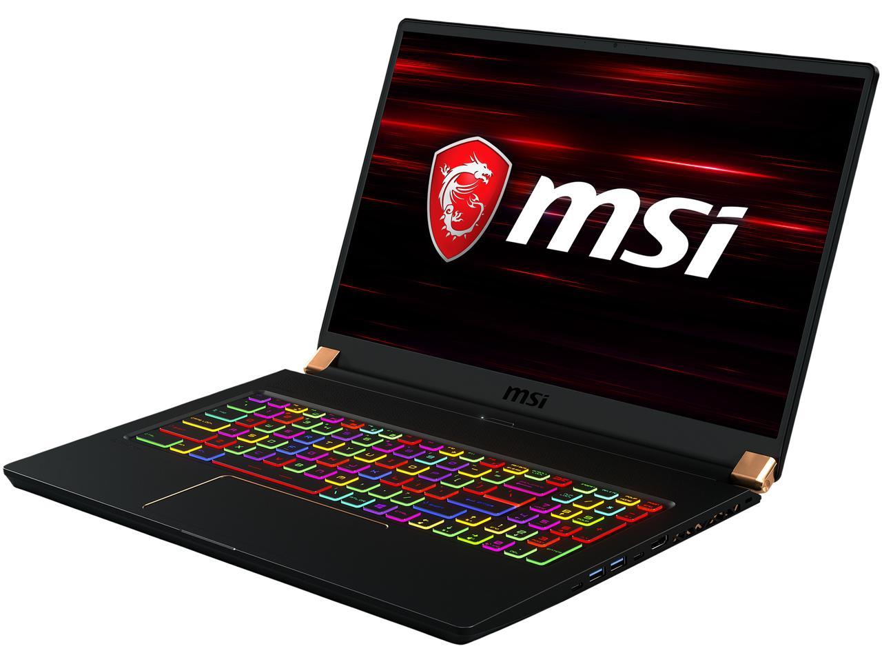 MSI GS Series GS75 Stealth-1074 17.3″ 144 Hz IPS Gaming Laptop, 9th Gen Intel Core i7, 32GB RAM, 1TB SSD