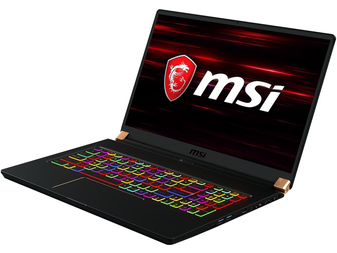 MSI GS75 Stealth 10SFS-035 17.3″ Gaming Laptop, 10th Gen Core i7, 32GB RAM, 512GB SSD