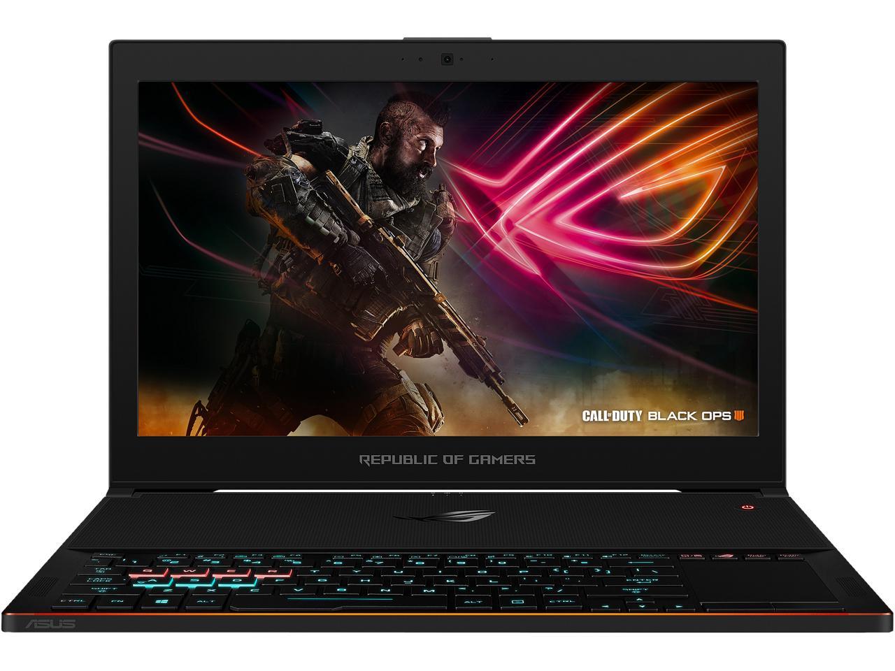 ROG Zephyrus GX501 15.6″ 144Hz Ultra Slim Gaming Laptop, 8th Gen Core i7, 16GB RAM, 512GB SSD