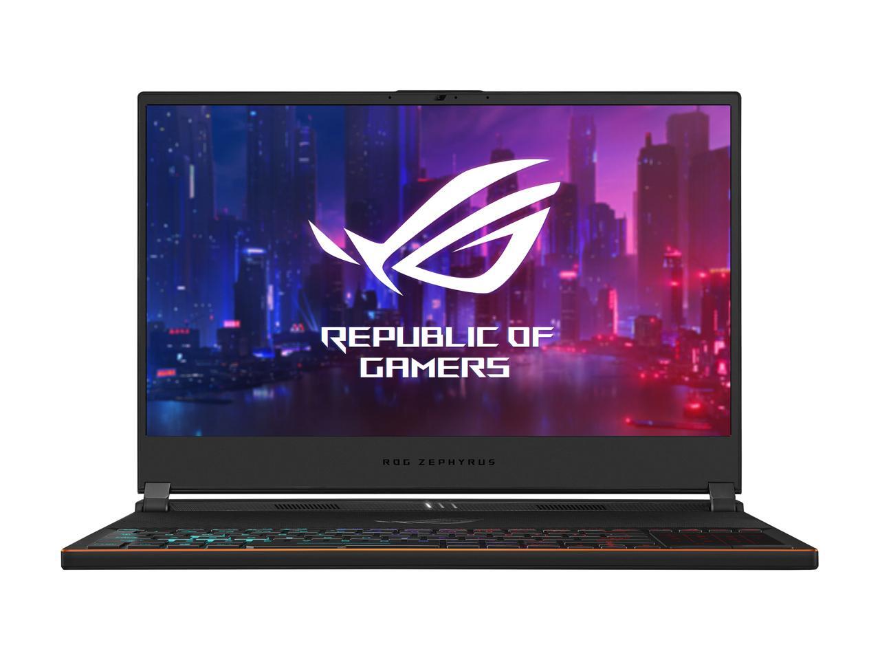 ASUS ROG Zephyrus S 15.6" 144Hz IPS Intel i7-8750H (2.2GHz) Gaming Laptop, RTX 2080, 16GB Memory, 512GB SSD