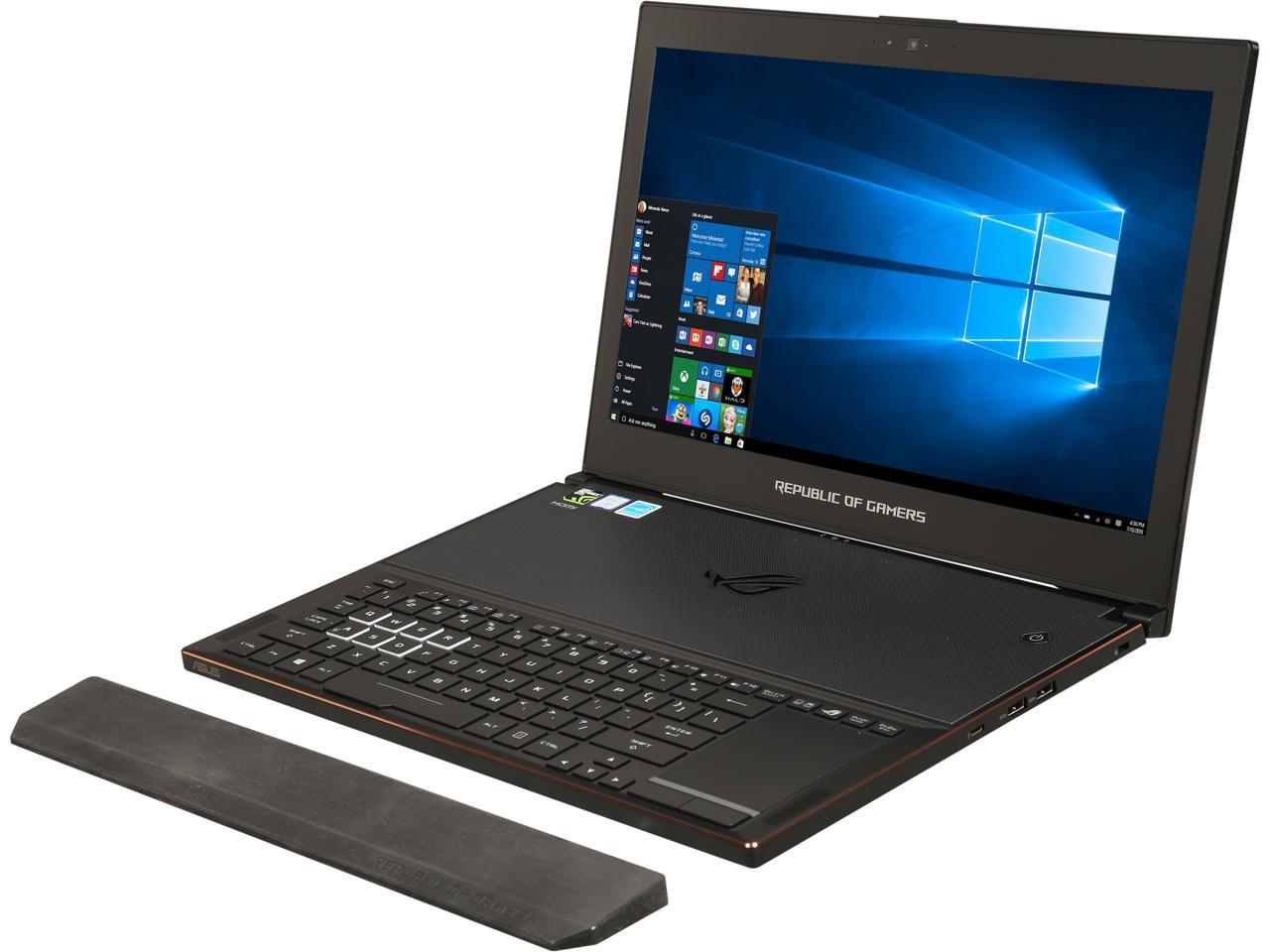 Refurbished ASUS GX501VI-US74 15.6" i7-7700HQ (2.80 GHz) GTX 1080 16GB Ram 512GB SSD Win 10 Pro Gaming Laptop